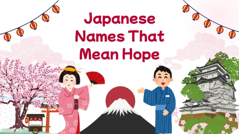 Japanese Names That Mean Hope