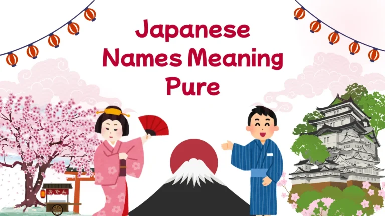 Japanese Names Meaning Pure
