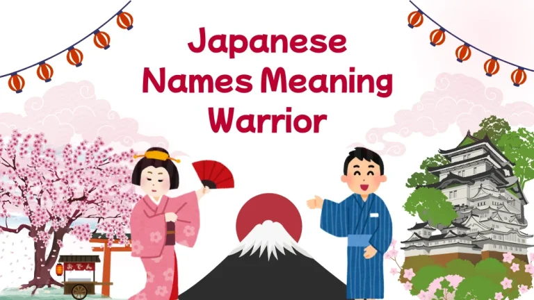 Japanese Names Meaning Warrior