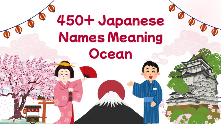 450+ Japanese Names Meaning Ocean