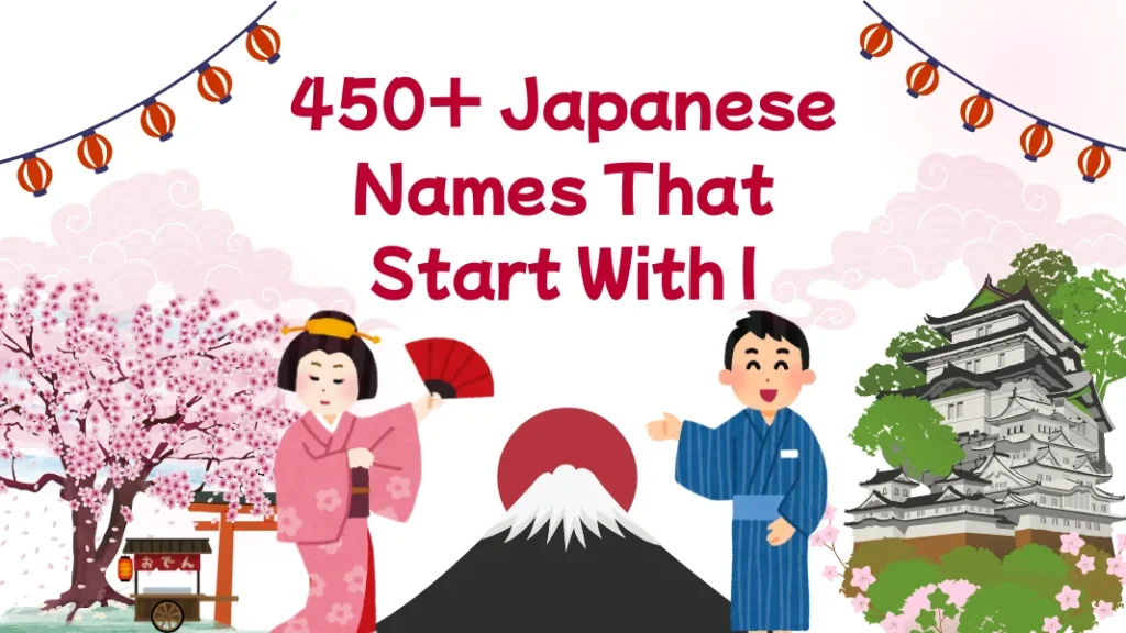 450+ Japanese Names That Start With I