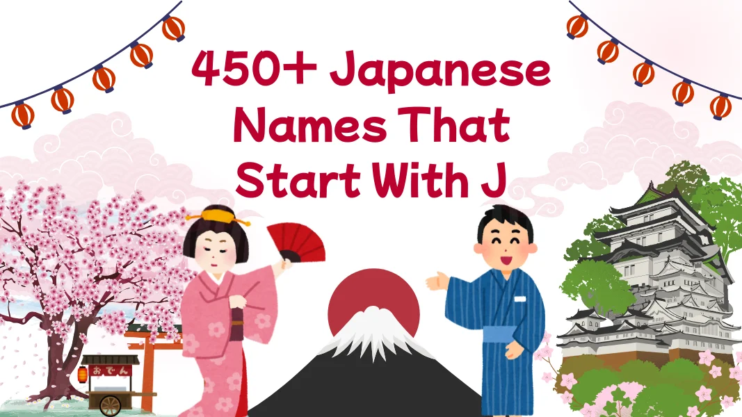 450+ Japanese Names That Start With J