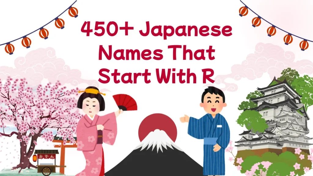 450+ Japanese Names That Start With R