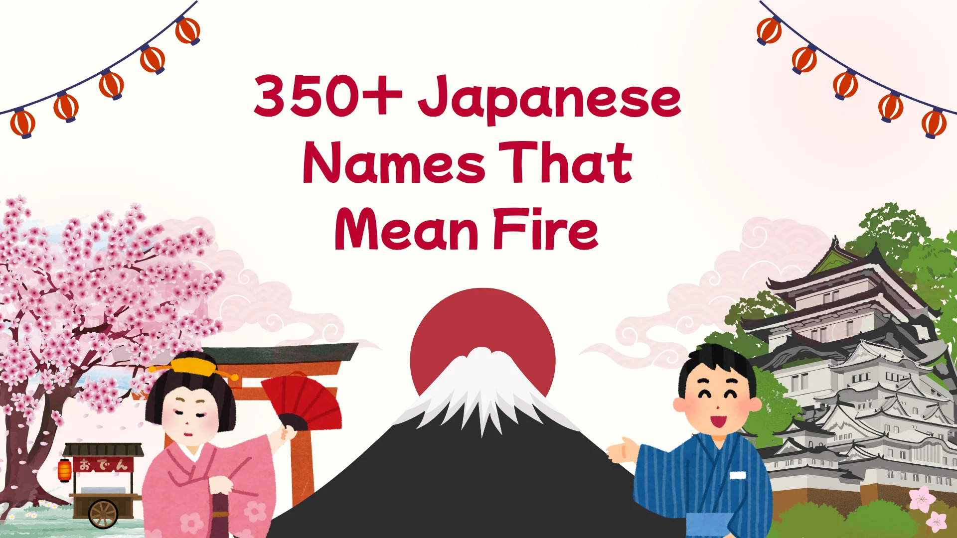 Japanese Names That Mean Fire