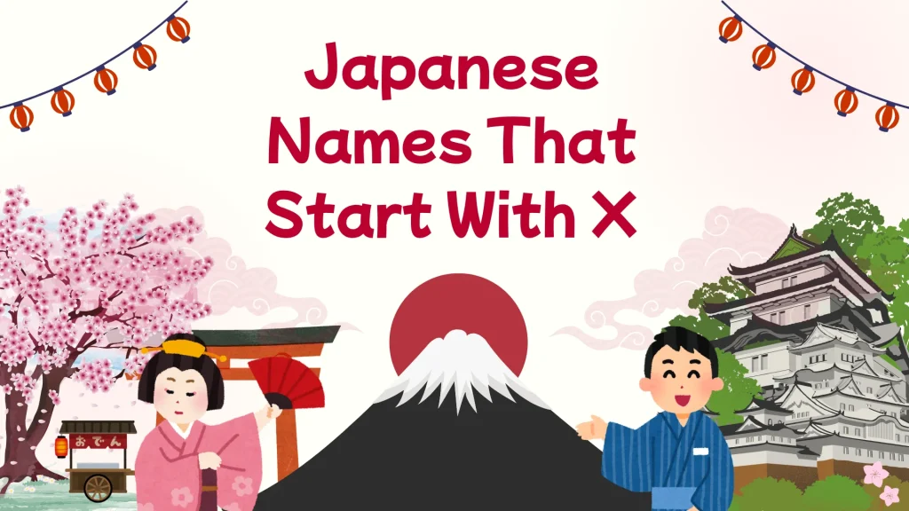 Japanese Names That Start With X